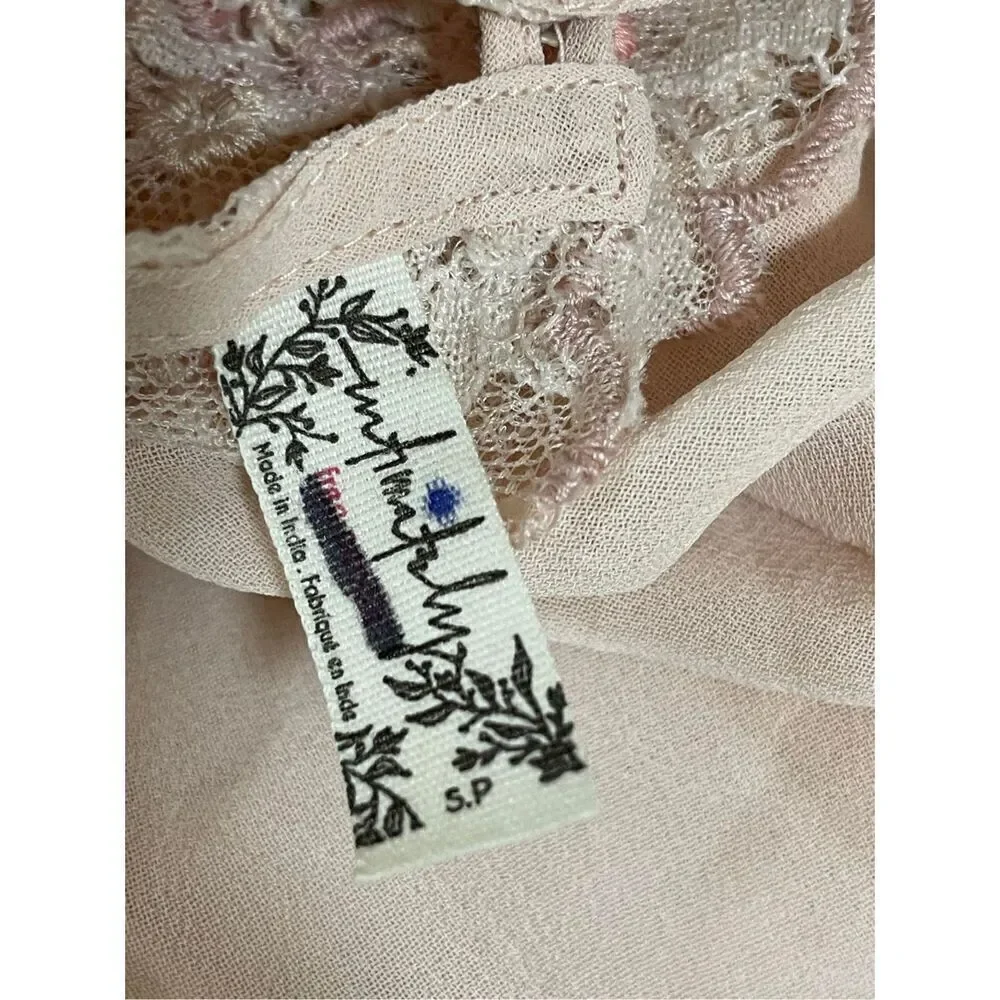 Free People Midnight Magic Maxi Slip Size S